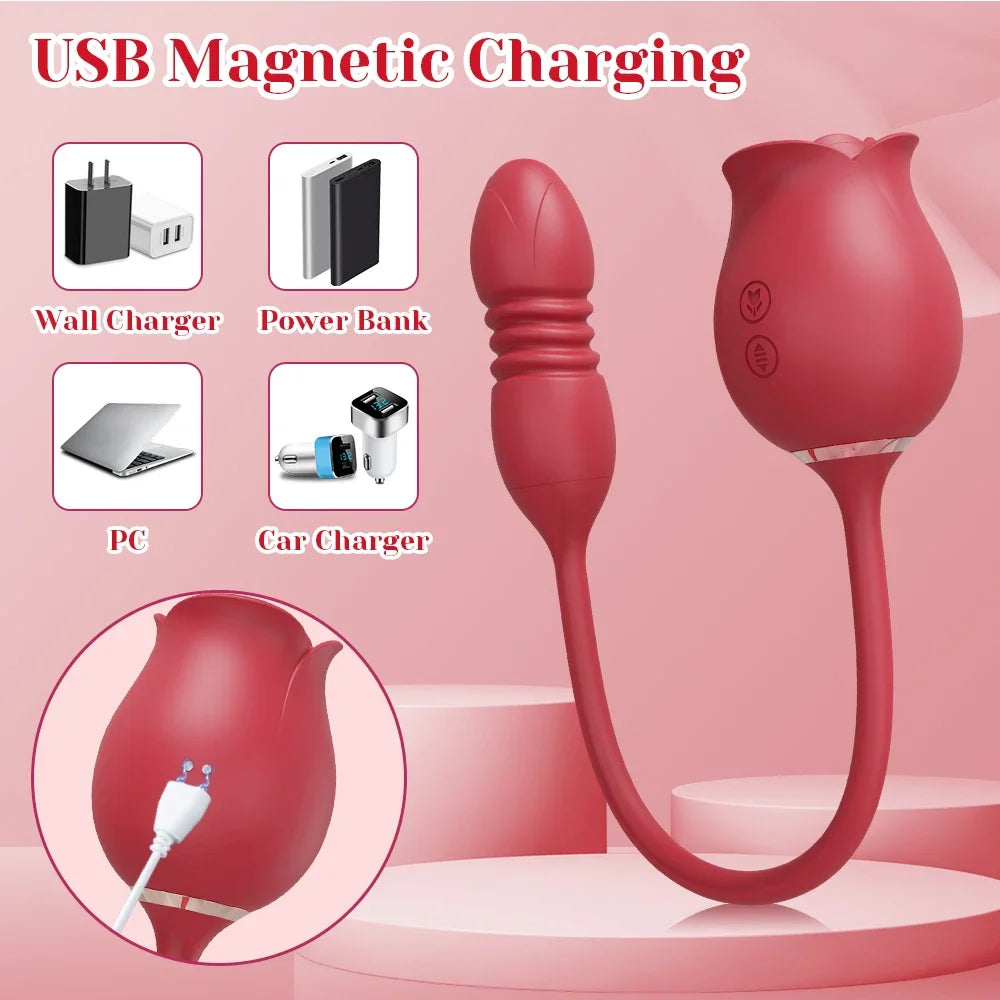 Rose Rechargeable Personal Massager