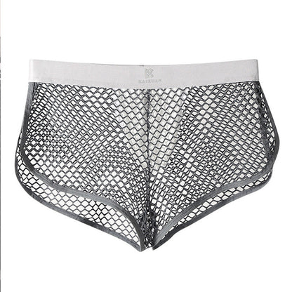 Men's Fishnet See-Through Boxer Briefs